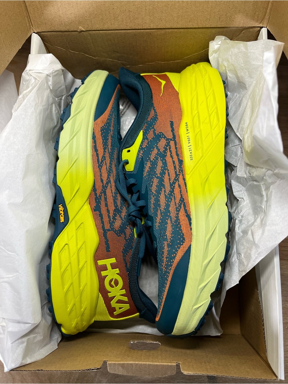NEW Hoka One One Speedgoat 5 Mens Size 11 Trail Running Shoes Sneakers Blue - Picture 2 of 13